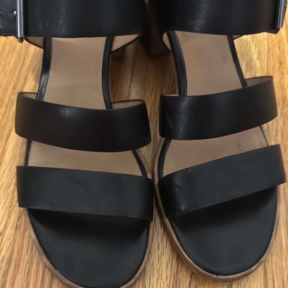 Madewell Black Heeled Sandals - Picture 5 of 6